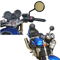 マッドマックス バイク用ミラー Z2タイプミラー 10mm ショートステー ブラック 2本入 MM04-K001-02 1セット(2本)（直送品）