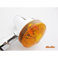 マッドマックス GS400タイプ ミニウインカー4個SET メッキ/オレンジ MM11-0021A 1セット(4個)（直送品）