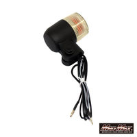 マッドマックス 汎用 丸形ミニヨーロピアンウインカー ブラック/黄ばみ 2個セット MM11-0063-LY 1セット(2個)（直送品）