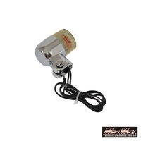 丸ミニヨーロピアンウインカー シルバー/黄ばみ M10×73mm アルミステー付 MM11-0076-LY-2 1セット(4個)（直送品）