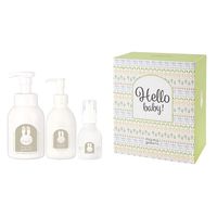 ままごころ ベビーケアギフト コンフォーティング ゼンシンシャンプー250ml、ローション200、オイル80ml 4517161162080（直送品）