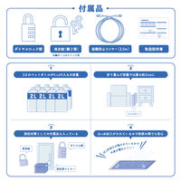 ハローキティ　リボンブラウン　宅配ボックス　幅340×奥行480×高さ380mm　1個