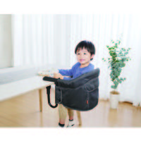 VITAテーブルチェア ラグジュアリーブラック 6か月～ 洗濯OK 収納バッグ付き 1個 ベルニコ