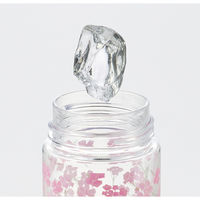 スケーター シンプルデザインブローボトル 水筒　キティフラワーリース ＰＤＣ4 1個 サンリオ クリア 軽量