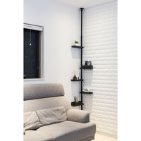 積水樹脂商事 つっぱり式スリムラック TSRーLBK 4570030471256 1個入（直送品）