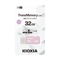 キオクシア USB3.0 キャップ式 ピンク KUCー3A032GP 1個