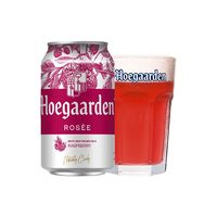 【数量限定】ビール ヒューガルデン ロゼ 330ml 缶 4パック(16本)