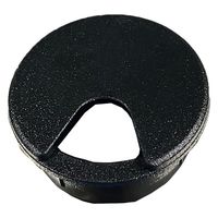 水上 配線穴キャップ 45mm ブラック FPM45BK 1個（直送品）