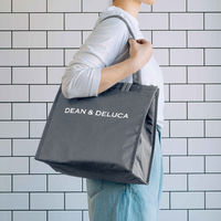 DEAN&DELUCA（ディーン&デルーカ） クーラーバッグ グレーL 大容量 4570119222779 1個