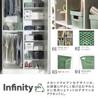 CURVER(カーバー) Infunity バスケット 17L グリーン CVー072 荷物置き　荷物入れ　1個