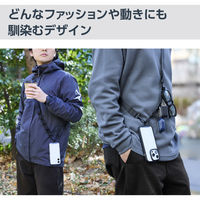 スマホ ショルダー ストラップ 97~150cm ループ付 ディープブラック P-STSDH1FLPBK エレコム 1個（直送品）