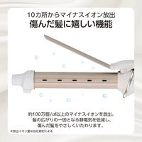 カール ヘアアイロン コテ 26mm ロングバレル シルクコーティング マイナスイオン ホワイト TM762A-W テスコム 1個（直送品）