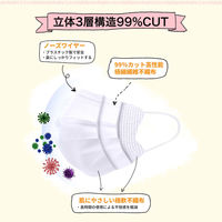 KAEI 園児・低学年用子供プリーツマスク KO323 感染予防 小学生 1個(50枚入)（直送品）