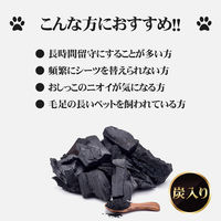 KAEI 炭入り 厚型ペットシーツ スーパーワイド KO366 大型 犬猫トイレ 1箱(100枚)（直送品）