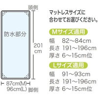 ピジョンタヒラ 簡単ベッドメイキング防水シーツ(L)11127 介護 失禁 11127 1枚（直送品）