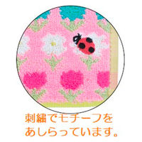 日繊商工 キッズ柄タオルハンカチ(てんとう虫くん)個包装 プチギフト QGS3098P-1P(10) 1箱(10枚入)（直送品）
