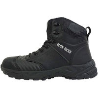 ケイゾック セーフティミッド(ヒモ) ブラック 25.5cm GKS-12 1足（直送品）