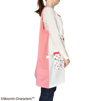 セントレディス ムーミンエプロン サーモンピンク/アイボリー ST-IM0059 1枚