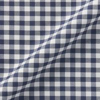 無印良品 再生ポリエステル 乾きやすい まくらカバー５０×７０ｃｍ用 ネイビーチェック 良品計画