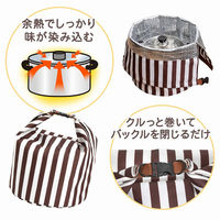 アストロ 保温で調理ケース ストライプ 625-02 1セット(1個×3)（直送品）