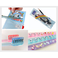 カラフルスヌーピー 歯ブラシ3本組 ハブラシ ファイン