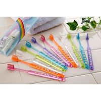 カラフルスヌーピー 歯ブラシセット ミニハミガキ2本付き ファイン