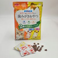 エブリデンタ 歯みがきおやつ かつお味・まぐろ味 2種バラエティパック 国産 100g（5g×20パック）3袋 スマック 猫用