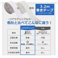 ジット コアラグリップ 防水・防カビテープ 透明 KG-12 1セット(1個×5)