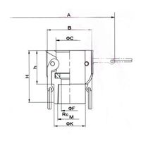 エスコ 3/4” 雌ねじカップリング(ポリプロピレン製) EA462BP-6 1個（直送品）