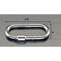 エスコ 12mm オープンフック(ステンレス製) EA638AL-12 1個（直送品）
