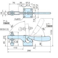 エスコ 350kg トグルクランプ EA639YB-16 1個（直送品）