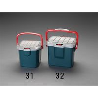 エスコ 410x310x325mm/25L 収納ケース EA505-32 1個（直送品）