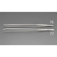 エスコ 3.5x500mm ピンセット(直) EA595GC-76 1本（直送品）