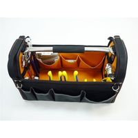 エスコ 420x205x250mm オープン型ツールバッグ EA925BN-1 1個（直送品）