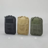 エスコ 114x 25x177mm 小物ポーチ(OD色) EA925DB-26 1個（直送品）