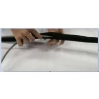 エスコ 6.0mmx 5m 編組保護チューブ(黒/後入れ) EA944AL-162 1袋（直送品）