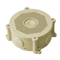 エスコ [防雨型] 防犯カメラ取付ボックス(ノック付/ベージュ) EA947HB-241 1個（直送品）