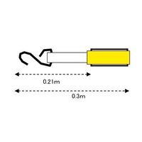 エスコ 225kg/50mmx4.15mベルト荷締機(ラチェット式/灰) EA982BB-13A 1組（直送品）