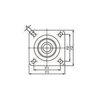 エスコ 75mm キャスター(自在金具・ブレーキ付) EA986PN-81 1個（直送品）