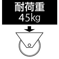 エスコ 40x15mm/10mm ガイドローラー(ポリウレタン製) EA986RW-6 1個（直送品）
