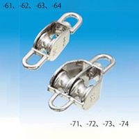 エスコ 32mm 滑車(ステンレス製) EA987SD-62 1個（直送品）