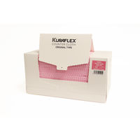 カウンタークロス 小判 薄手 約30cm×60cm レーヨン100% ボックスタイプ ピンク 1セット（1箱（100枚入）×5）オザックス