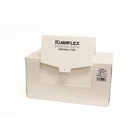 カウンタークロス 小判 薄手 約30cm×60cm レーヨン100% ボックスタイプ ホワイト 1セット（1箱（100枚入）×5）オザックス