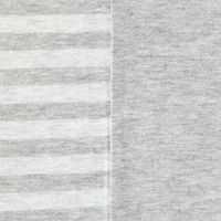 無印良品 綿天竺掛ふとんカバー Ｓ １５０×２１０ｃｍ用 杢グレーボーダー 良品計画