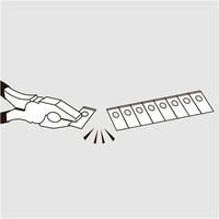 貝印 工業用 特殊刃物 K6.5-1C [15枚(15連)セット・225ピース] 750BH2082 1枚（直送品）