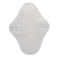 布ナプキン 昼用　肌ケアタイプ 羽つき 285mm fuwako eco スケアー小花グレー 1枚入り 地の塩社