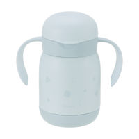 （7ヵ月から）トライ もれない保冷ストローマグ 300 ライトグレー 300ml 1個 リッチェル