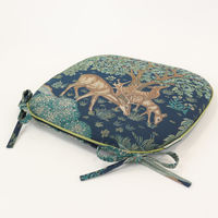 川島織物セルコン ザ・ブルック シートクッション 45×43cm ダークブルー LN1749_98DB 1枚（直送品）