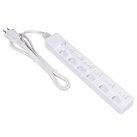 延長コ-ド 電源タップ ナカバヤシ 安全機能満載スイッチ付OAタップ 6個口 2ｍ ブラック TAP-048-20BK 1個