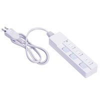 延長コ-ド 電源タップ ナカバヤシ 安全機能搭載スイッチ付OAタップ 3個口 2ｍ ブラック TAP-046-20BK 1個